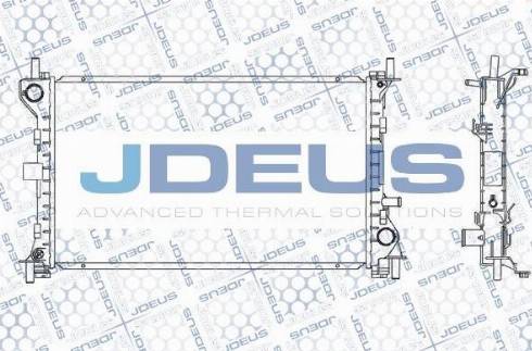 Jdeus M-012089A - Radiateur, refroidissement du moteur cwaw.fr