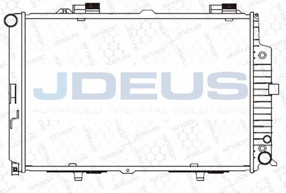 Jdeus M-0170640 - Radiateur, refroidissement du moteur cwaw.fr