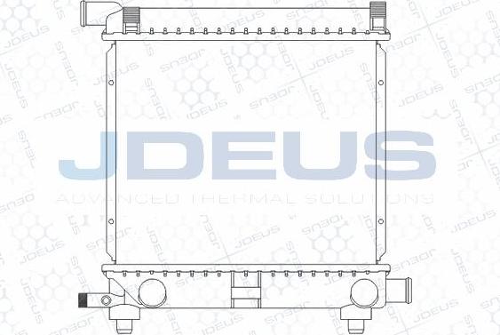 Jdeus M-0170130 - Radiateur, refroidissement du moteur cwaw.fr