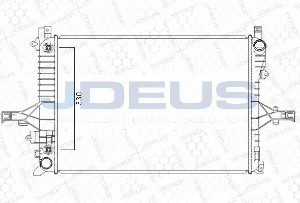 Jdeus M-0310540 - Radiateur, refroidissement du moteur cwaw.fr