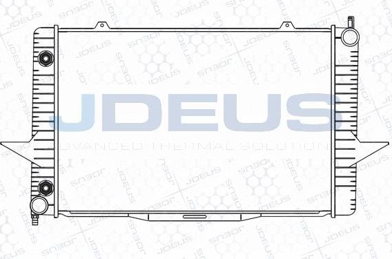 Jdeus M-0310550 - Radiateur, refroidissement du moteur cwaw.fr