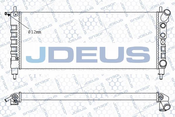 Jdeus M-020026A - Radiateur, refroidissement du moteur cwaw.fr