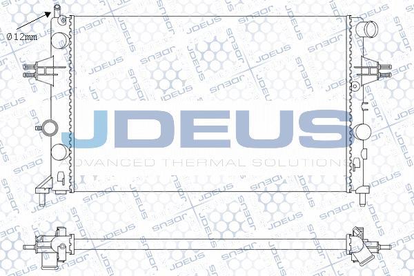 Jdeus M-0200770 - Radiateur, refroidissement du moteur cwaw.fr