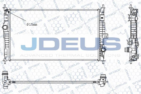 Jdeus M-0210460 - Radiateur, refroidissement du moteur cwaw.fr