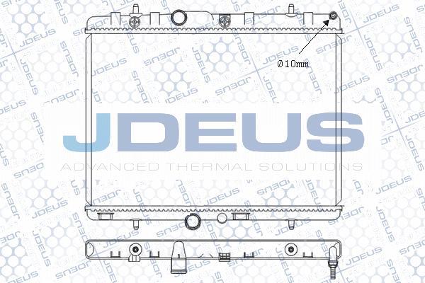 Jdeus M-0210430 - Radiateur, refroidissement du moteur cwaw.fr