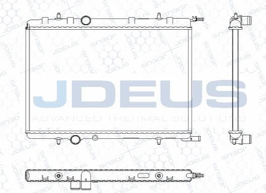 Jdeus M-0210341 - Radiateur, refroidissement du moteur cwaw.fr