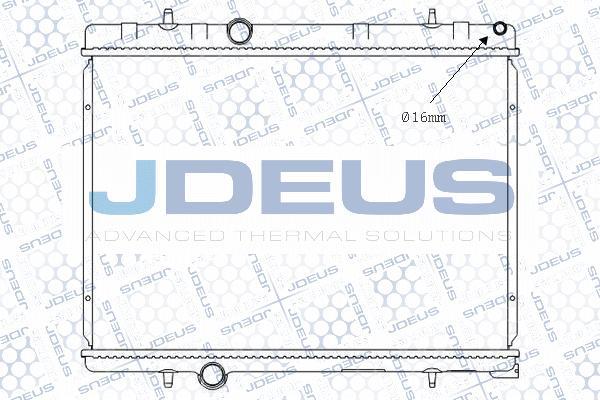 Jdeus M-0210380 - Radiateur, refroidissement du moteur cwaw.fr