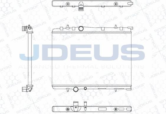 Jdeus M-0210321 - Radiateur, refroidissement du moteur cwaw.fr