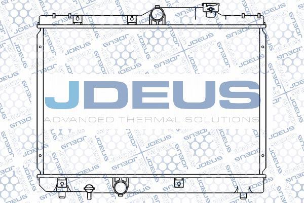 Jdeus M-0280470 - Radiateur, refroidissement du moteur cwaw.fr