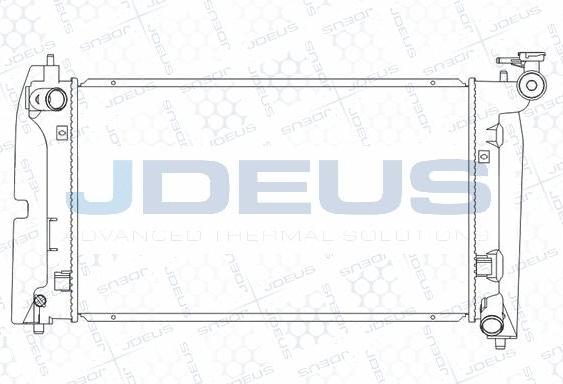 Jdeus M-0280570 - Radiateur, refroidissement du moteur cwaw.fr