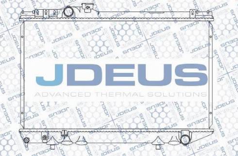 Jdeus M-028105A - Radiateur, refroidissement du moteur cwaw.fr