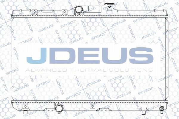 Jdeus M-0281210 - Radiateur, refroidissement du moteur cwaw.fr