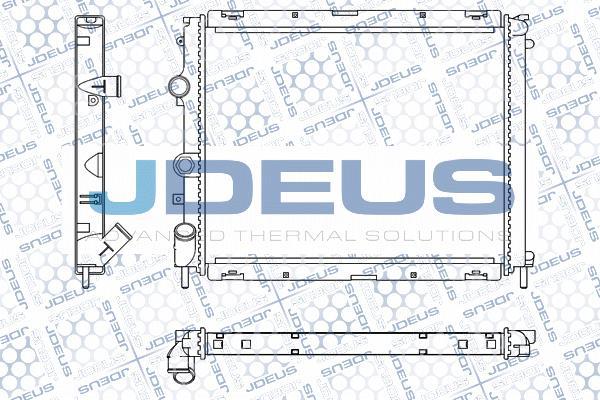 Jdeus M-0230580 - Radiateur, refroidissement du moteur cwaw.fr