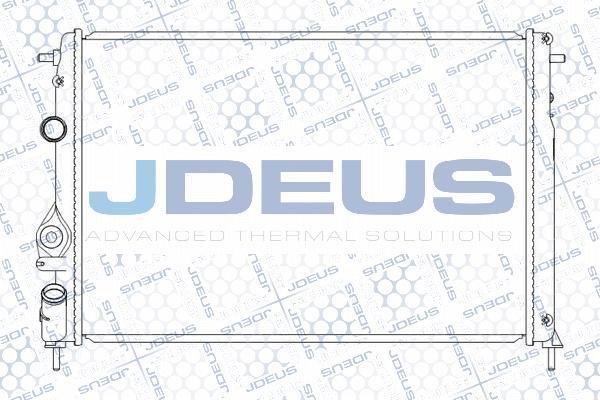 Jdeus M-0230600 - Radiateur, refroidissement du moteur cwaw.fr