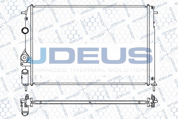 Jdeus M-0230601 - Radiateur, refroidissement du moteur cwaw.fr