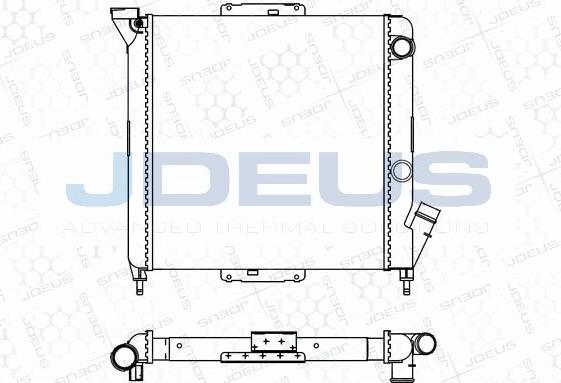 Jdeus M-0230061 - Radiateur, refroidissement du moteur cwaw.fr