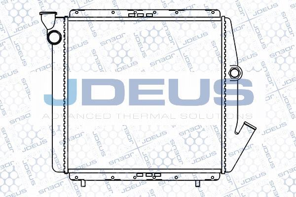 Jdeus M-023015A - Radiateur, refroidissement du moteur cwaw.fr