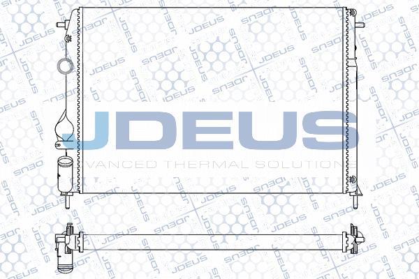 Jdeus M-0230830 - Radiateur, refroidissement du moteur cwaw.fr