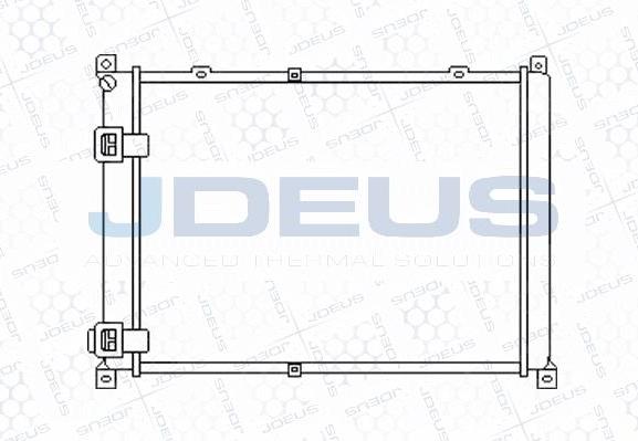 Jdeus M-0231580 - Radiateur, refroidissement du moteur cwaw.fr