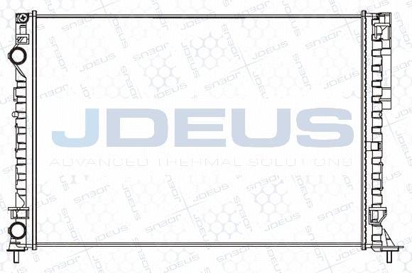 Jdeus M-0231160 - Radiateur, refroidissement du moteur cwaw.fr