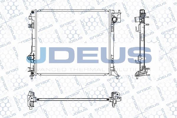 Jdeus M-0231330 - Radiateur, refroidissement du moteur cwaw.fr