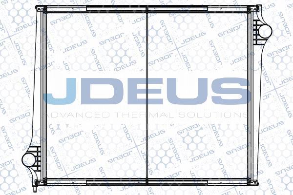 Jdeus M-1410030 - Radiateur, refroidissement du moteur cwaw.fr