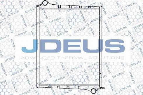 Jdeus M-141003A - Radiateur, refroidissement du moteur cwaw.fr