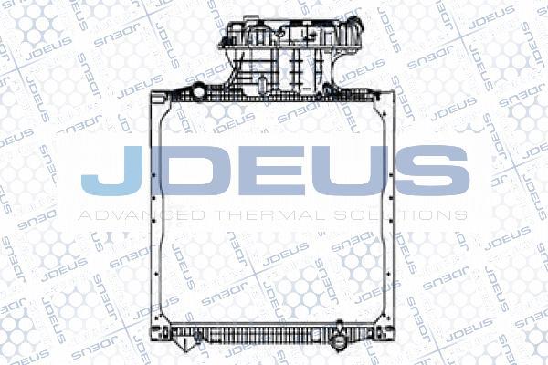 Jdeus M-115010A - Radiateur, refroidissement du moteur cwaw.fr