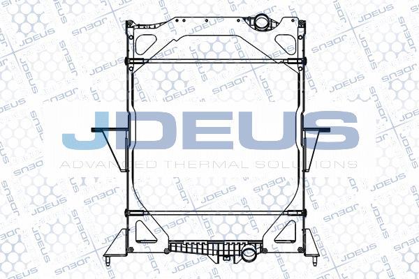 Jdeus M-1310120 - Radiateur, refroidissement du moteur cwaw.fr