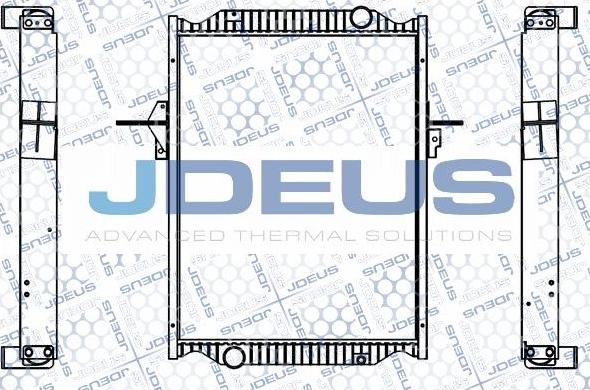 Jdeus M-1230930 - Radiateur, refroidissement du moteur cwaw.fr