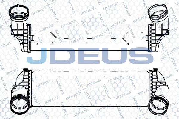 Jdeus M-805086A - Intercooler, échangeur cwaw.fr