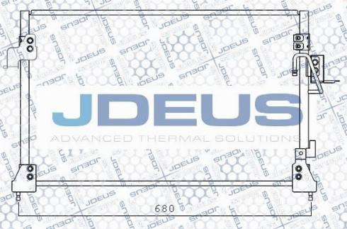 Jdeus M-7020200 - Condensateur, climatisation cwaw.fr