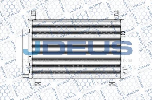 Jdeus M-7280120 - Condensateur, climatisation cwaw.fr