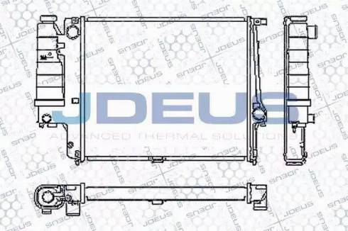 Jdeus RA0050470 - Radiateur, refroidissement du moteur cwaw.fr