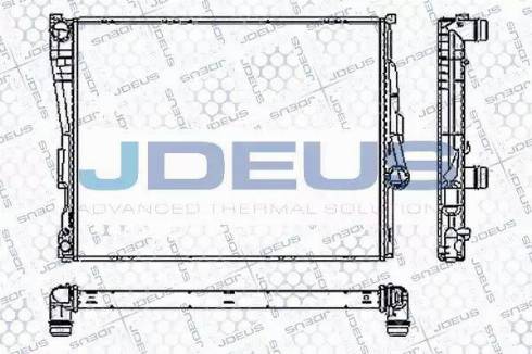 Jdeus RA0050540 - Radiateur, refroidissement du moteur cwaw.fr