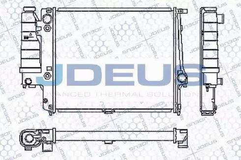 Jdeus RA0050500 - Radiateur, refroidissement du moteur cwaw.fr