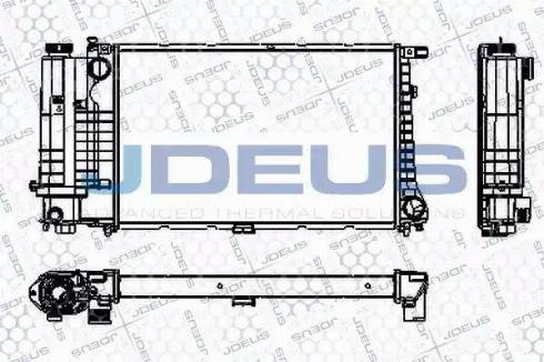 Jdeus RA0050600 - Radiateur, refroidissement du moteur cwaw.fr