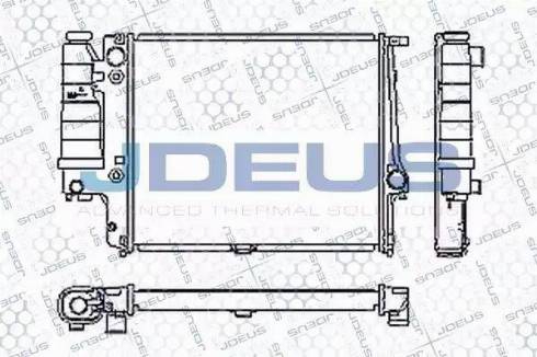 Jdeus RA0050390 - Radiateur, refroidissement du moteur cwaw.fr