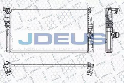 Jdeus RA0050790 - Radiateur, refroidissement du moteur cwaw.fr