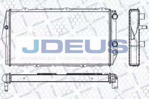 Jdeus RA0010040 - Radiateur, refroidissement du moteur cwaw.fr