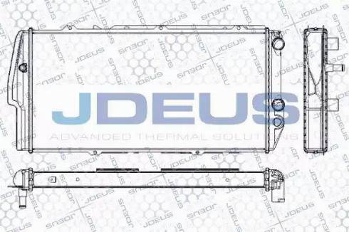 Jdeus RA0010050 - Radiateur, refroidissement du moteur cwaw.fr