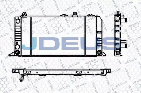 Jdeus RA0010010 - Radiateur, refroidissement du moteur cwaw.fr