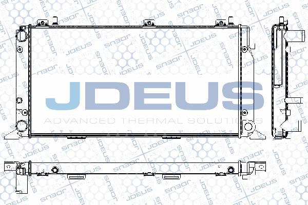 Jdeus RA0010021 - Radiateur, refroidissement du moteur cwaw.fr