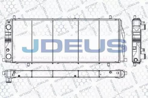 Jdeus RA0010070 - Radiateur, refroidissement du moteur cwaw.fr