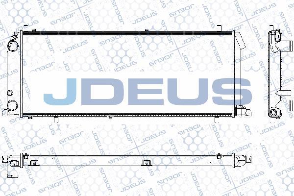 Jdeus RA0010071 - Radiateur, refroidissement du moteur cwaw.fr