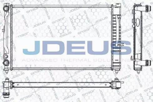 Jdeus RA0010160 - Radiateur, refroidissement du moteur cwaw.fr