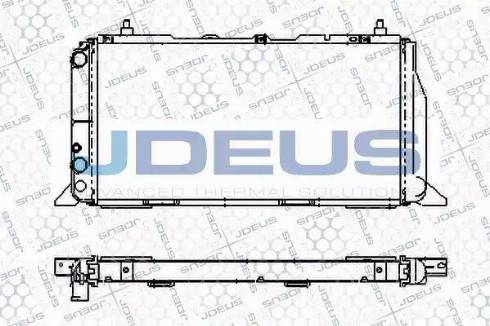 Jdeus RA0010100 - Radiateur, refroidissement du moteur cwaw.fr