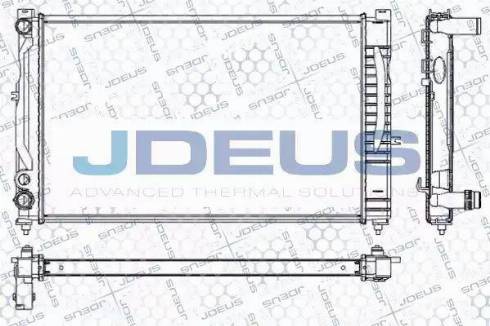 Jdeus RA0010180 - Radiateur, refroidissement du moteur cwaw.fr