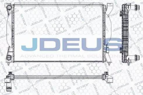 Jdeus RA0010350 - Radiateur, refroidissement du moteur cwaw.fr