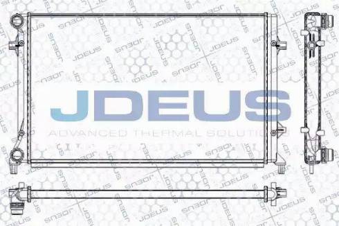 Jdeus RA0010330 - Radiateur, refroidissement du moteur cwaw.fr